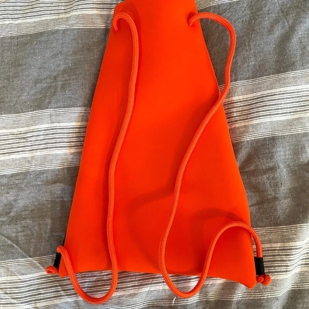 Triangle  Drawstring Bag - Picture 2 of 2